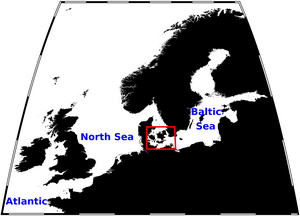 Location of the study area (red box) Location of the study area (red box)